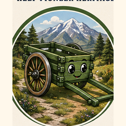 Willow Trekker green handcart